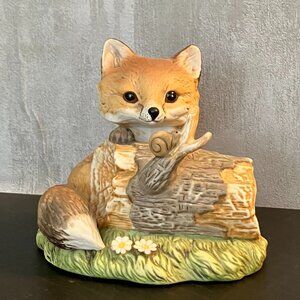Fox with snail (Masterpiece Porcelain 1986)